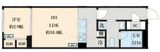 Fullea島津山 103 間取り図