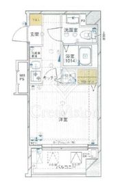 クレアシオン渋谷 4階 間取り図