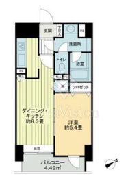 ライオンズマンション浅草橋 10階 間取り図