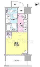 フレアージュ恵比寿 703 間取り図