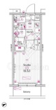 グランド・ガーラ横浜 4階 間取り図