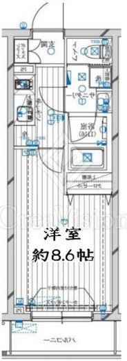 レガリス新宿落合 2階 間取り図