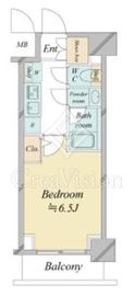 ドゥーエ新横浜 908 間取り図