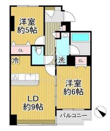 オーベル横浜・戸部本町 6階 間取り図