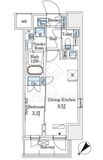 パークアクシス横浜伊勢佐木町通り 510 間取り図
