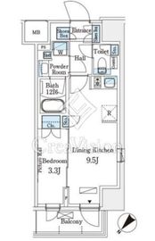 パークアクシス横浜伊勢佐木町通り 610 間取り図
