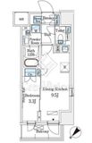 パークアクシス横浜伊勢佐木町通り 810 間取り図