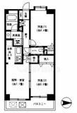 パークヒルズ武蔵小杉 402 間取り図