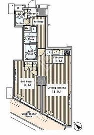 ＭＹ　ＴＯＷＥＲ　ＲＥＳＩＤＥＮＣＥ 1410 間取り図