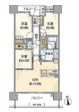 ザ・パークハウス茅ヶ崎 12階 間取り図