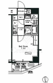 パークアクシス横浜井土ヶ谷 204 間取り図