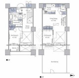 パークタワーグランスカイ 3階 間取り図