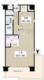 コアシティ中野坂上 1101 間取り図