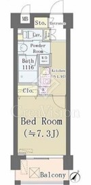 プラザ西品川 1階 間取り図