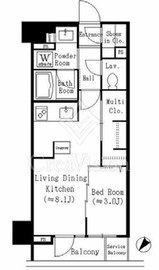 スターヒルズ関内 504 間取り図