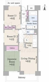ラフィーネ阿佐谷 701 間取り図