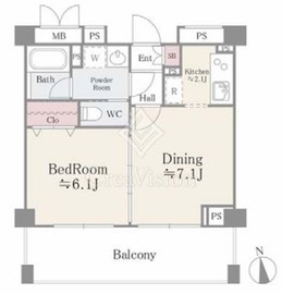フォリアージュ青葉台 304 間取り図