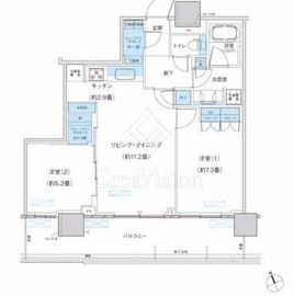パークシティ柏の葉キャンパス　ザ・ゲートタワー　ウエスト 2901 間取り図