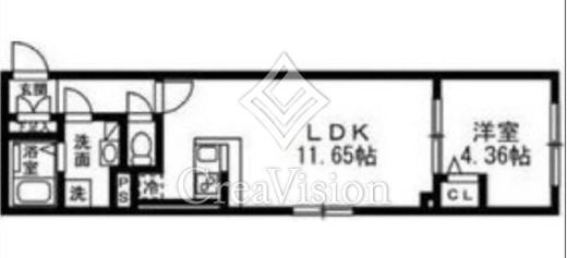 SOLASIAresidence武蔵小山 402 間取り図