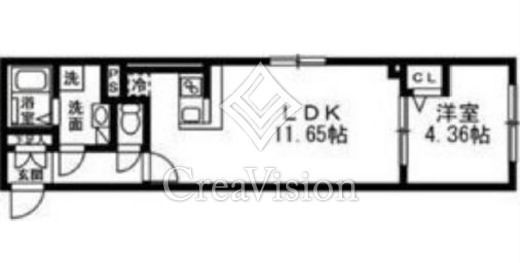 SOLASIAresidence武蔵小山 303 間取り図