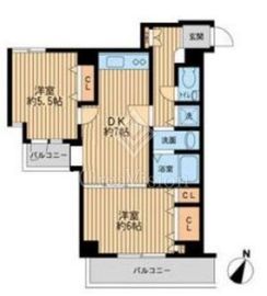 プライムアーバン新宿落合 302 間取り図
