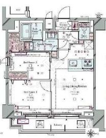 コンシェリア町屋 802 間取り図