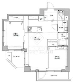 原宿グリーンハイツ 4階 間取り図