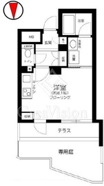 ダイアパレス四谷三丁目 1階 間取り図