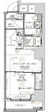 ガリシア森下Ⅵ 3階 間取り図