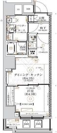 ガリシア森下Ⅵ 3階 間取り図
