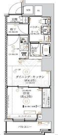 ガリシア森下Ⅵ 10階 間取り図