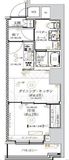 ガリシア森下Ⅵ 2階 間取り図
