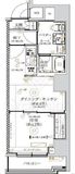 ガリシア森下Ⅵ 5階 間取り図