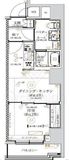 ガリシア森下Ⅵ 7階 間取り図