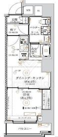 ガリシア森下Ⅵ 8階 間取り図