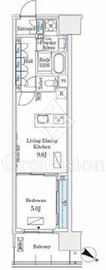 ロイヤルパークス有明 645 間取り図