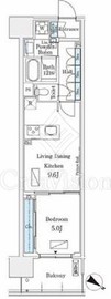 ロイヤルパークス有明 648 間取り図