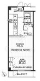 アーバンパーク溝の口 410 間取り図