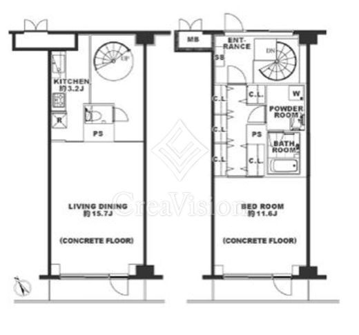 アーバンパーク溝の口 504 間取り図