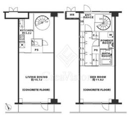 アーバンパーク溝の口 504 間取り図