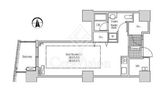 アクティ汐留 2513 間取り図