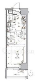 ヴァースクレイシア入谷 2階 間取り図