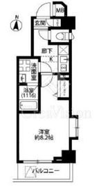 プレール・ドゥーク潮見2 701 間取り図