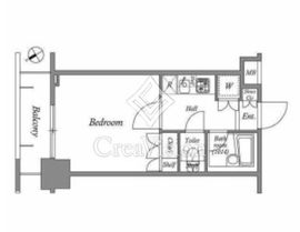 レジデンス横濱関内 407 間取り図