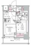 SYFORME YOKOHAMA-BANDOBASHI (シーフォルム横浜阪東橋) 4階 間取り図