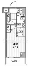 GENOVIA阪東橋skygarden (ジェノヴィア阪東橋スカイガーデン) 3階 間取り図