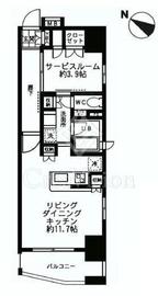 フォレシティ神田多町 7階 間取り図
