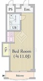 パークグレース新宿 1004 間取り図