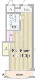 パークグレース新宿 1004 間取り図