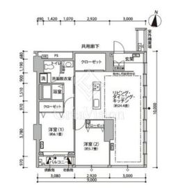東雲キャナルコートCODAN 11-812 間取り図